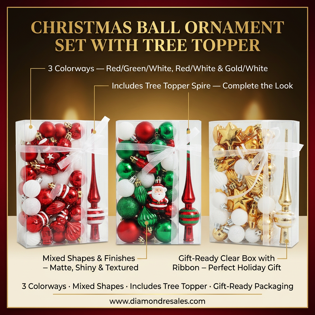 Christmas Ornament Set — Main Branded Graphic
