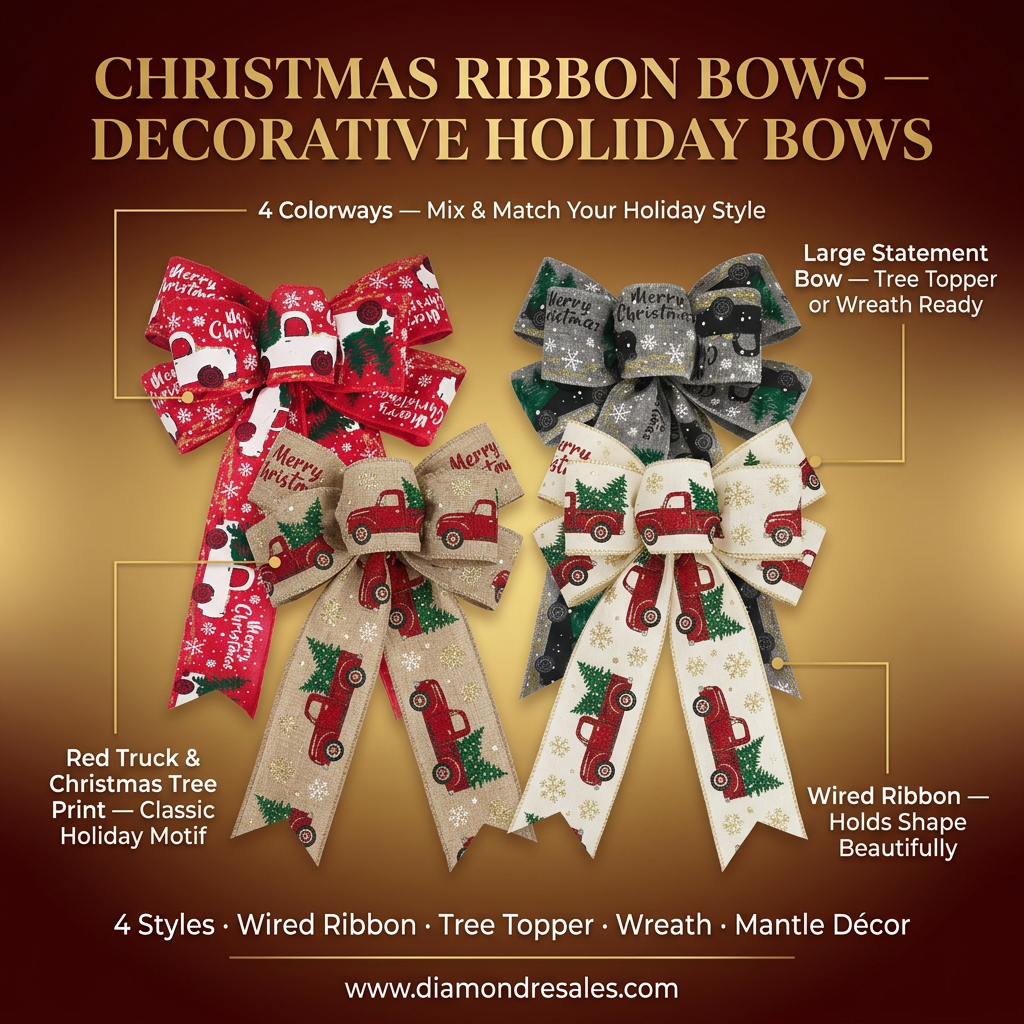 Christmas Ribbon Bows — Main Branded Graphic