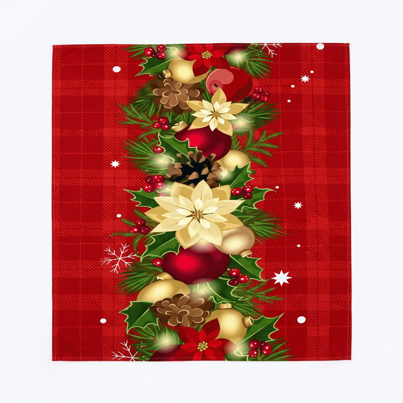 Christmas Tablecloth — White Background GMC