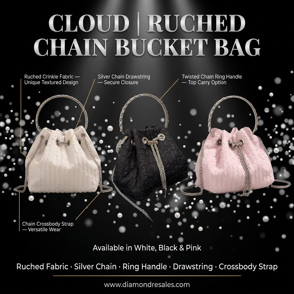 Cloud Bucket Bag — Branded Callout