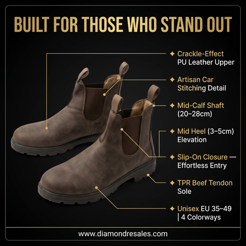 Crackle Boots — Features Callout Graphic