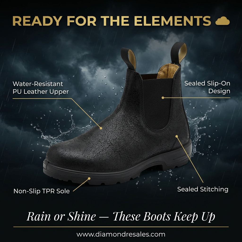 Crackle Boots — Weather Ready Graphic