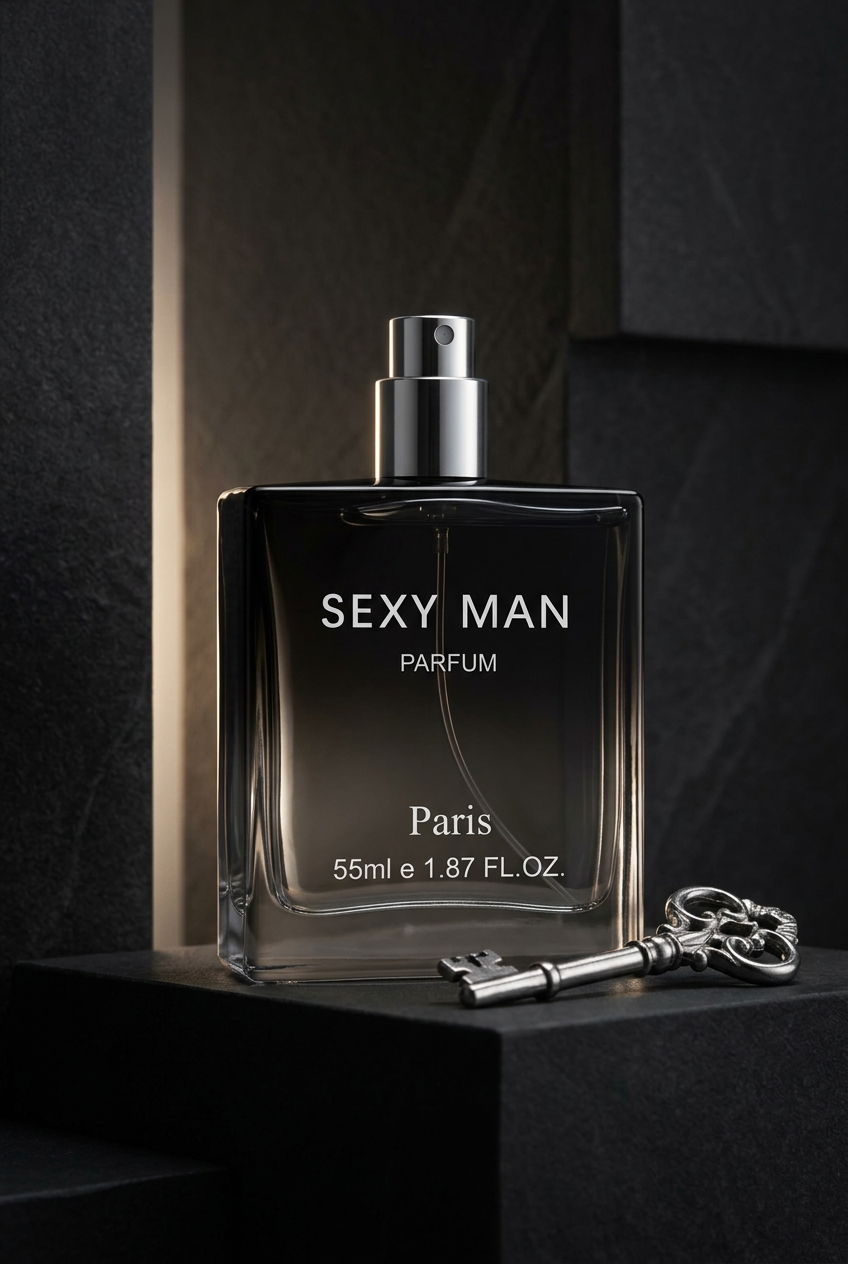 Deep Black cologne cinematic hero