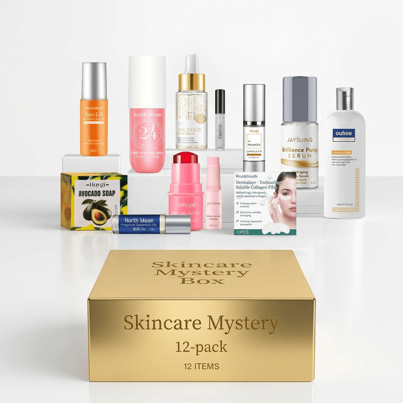 Skincare Surprise Blind Box | 12-Pack | Mystery Beauty Unboxing