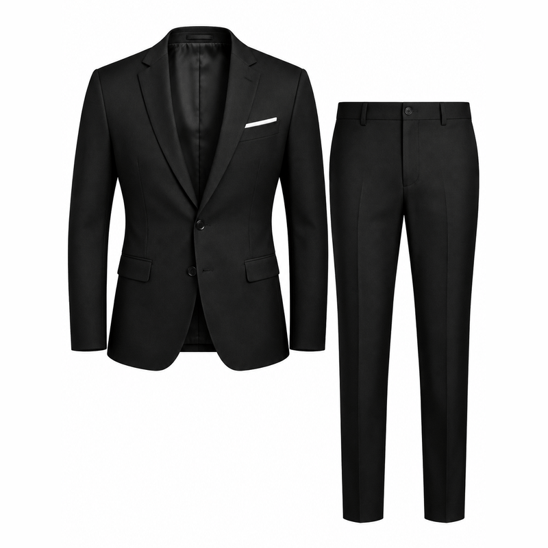 Stoneridge Men's Slim Fit Two-Piece Suit Set