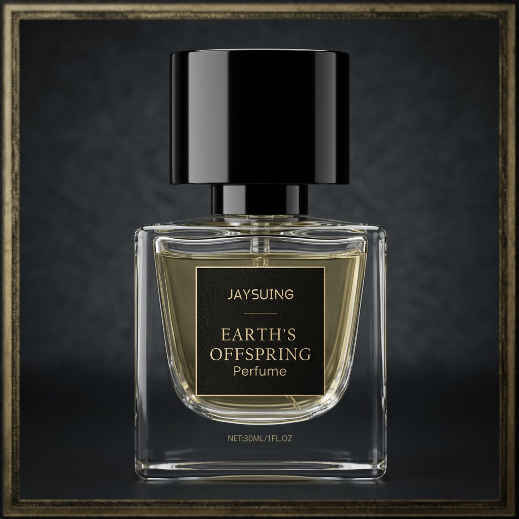 Earth’s Offspring cap, glass, and label close-up