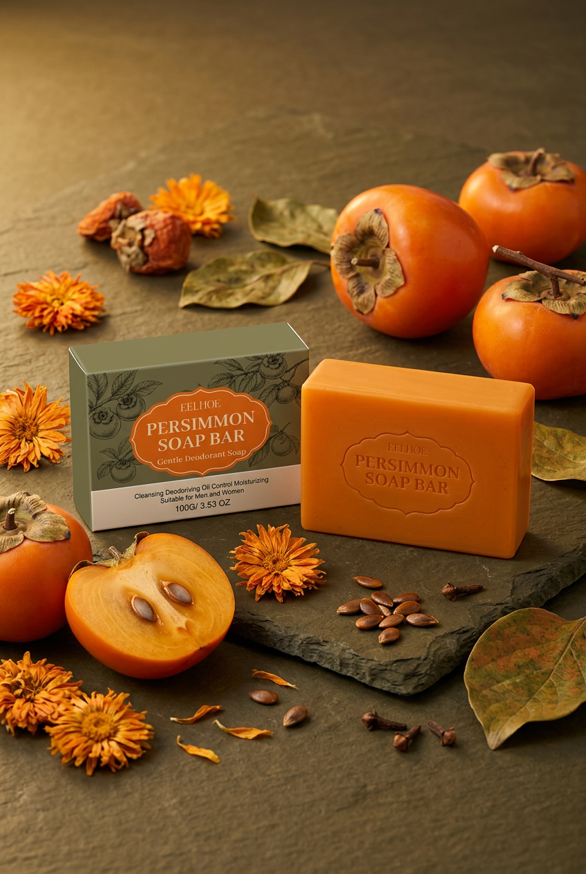 EELHOE Persimmon Soap — Olive Stone Botanical Studio