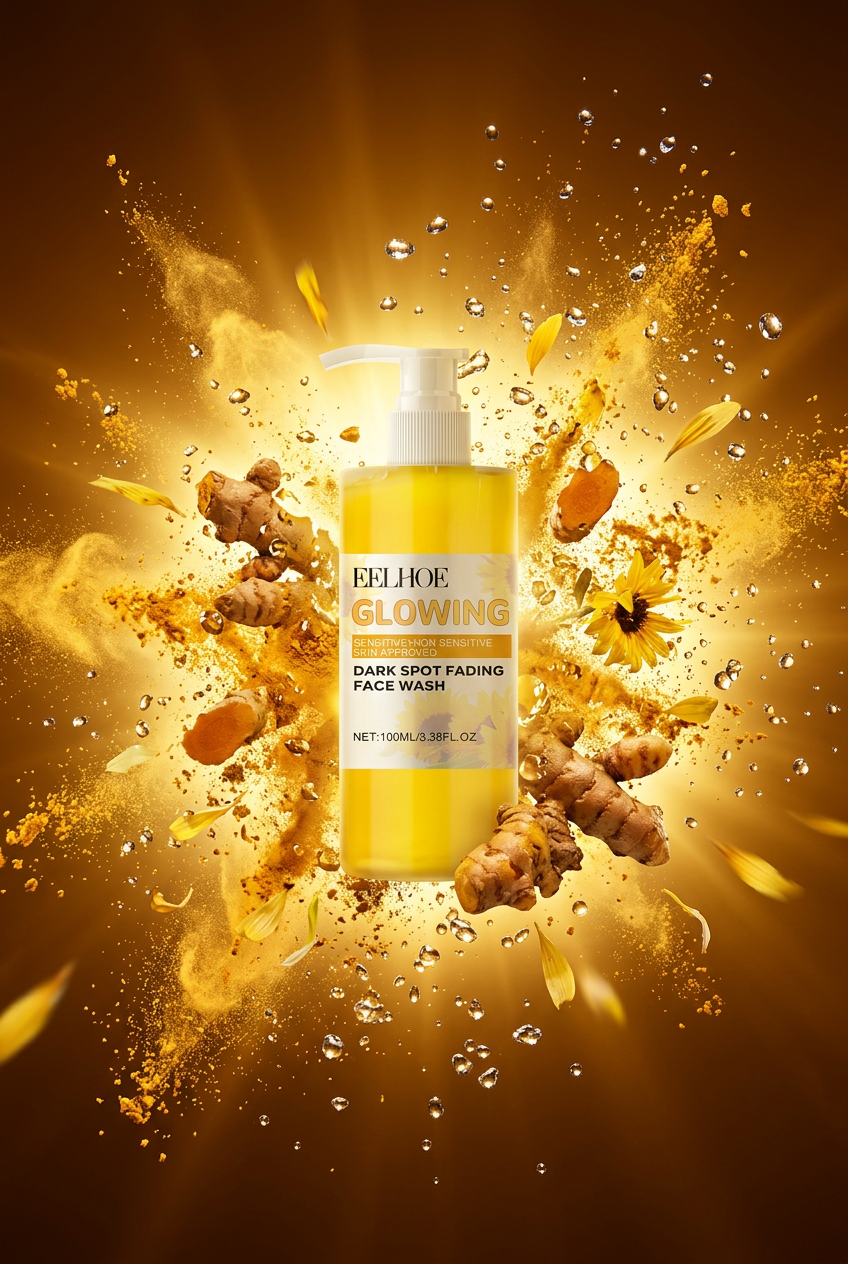 EELHOE Turmeric Face Wash — Golden Splash Campaign