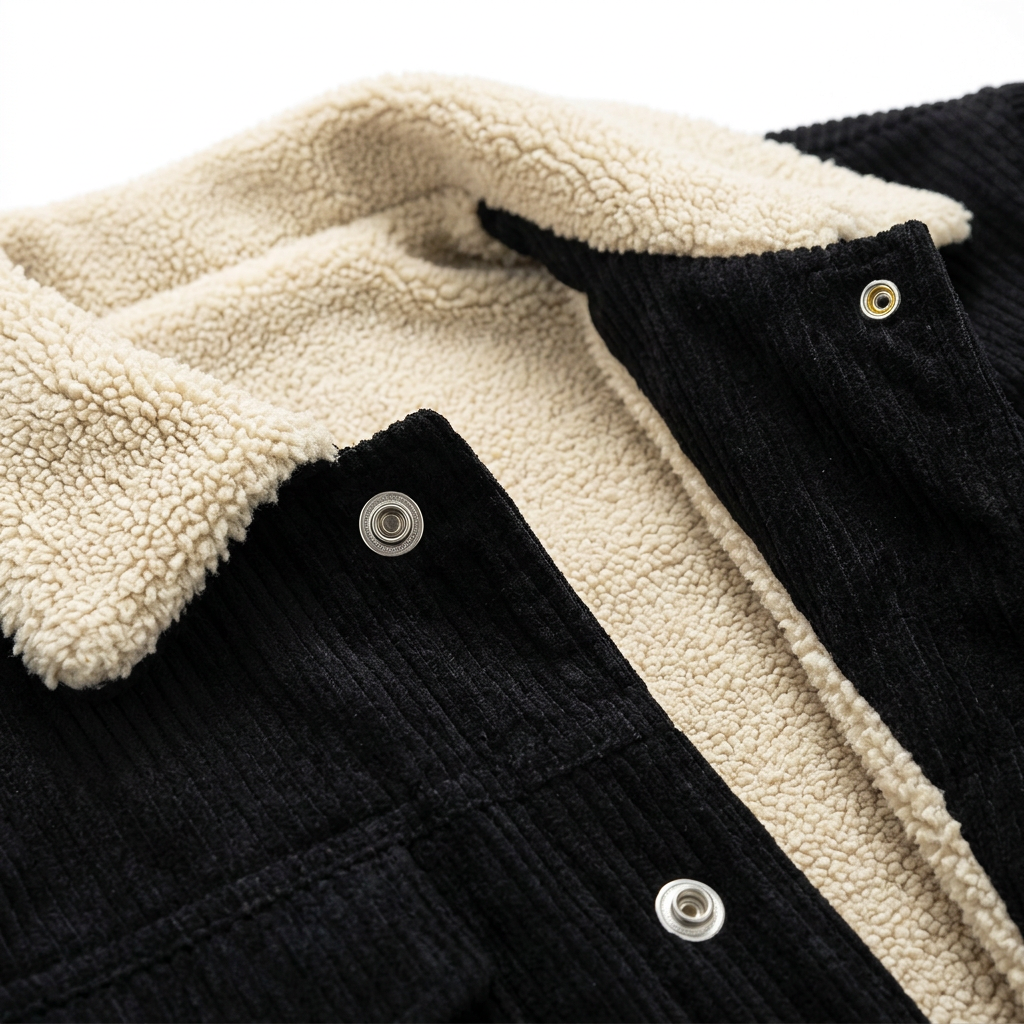 Men's Fleece-Lined Corduroy Jacket
