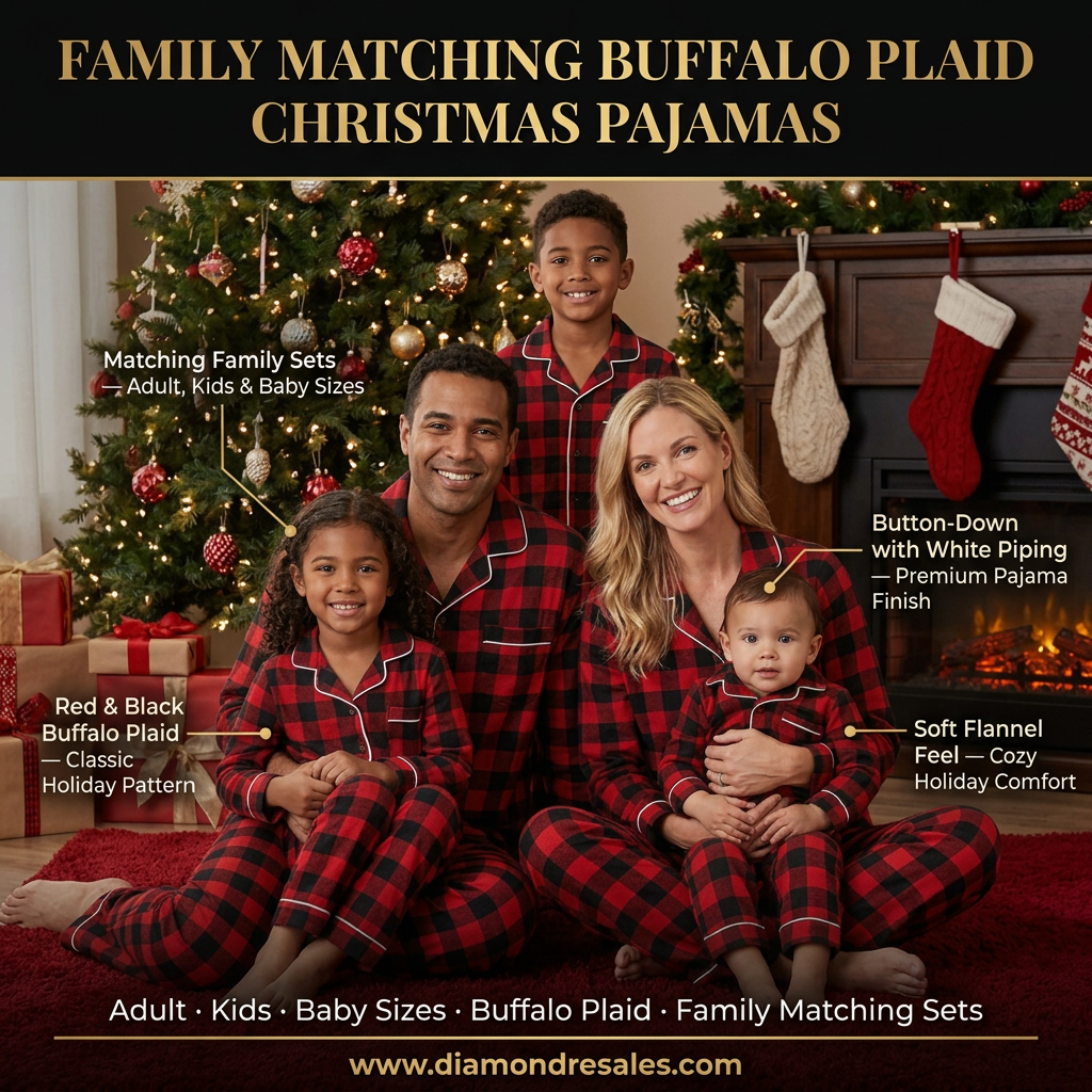 Family Plaid Pajamas — Main Branded Graphic
