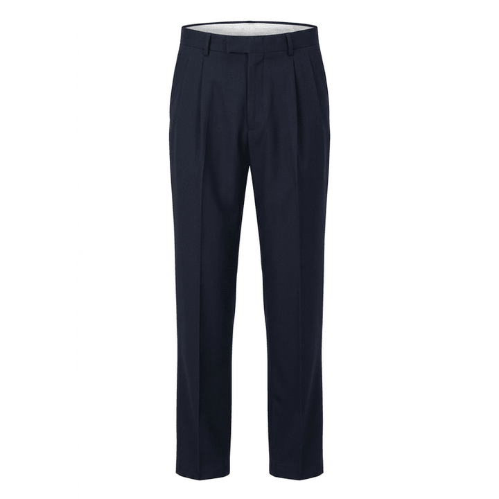 GentleLad Loose-Fit Casual Trousers – White Background, No Model