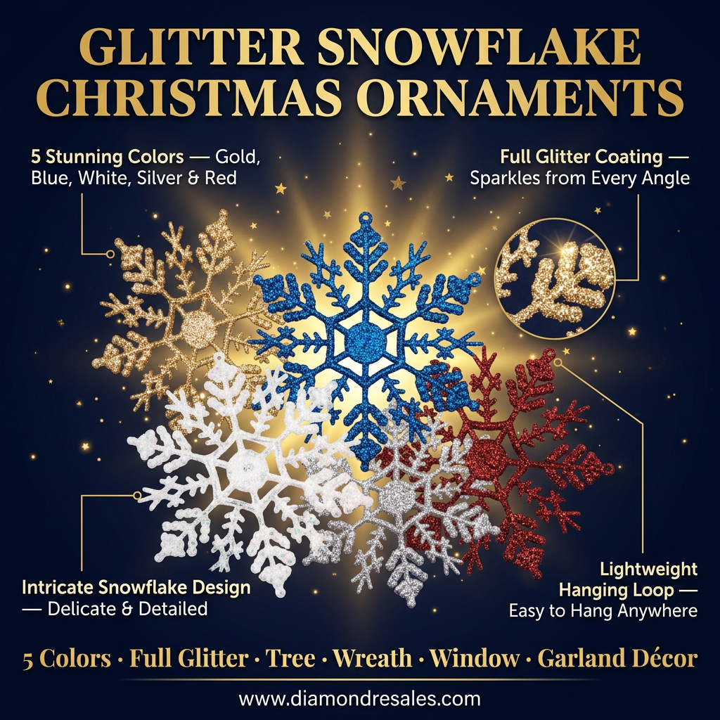 Glitter Snowflakes — Main Branded Graphic