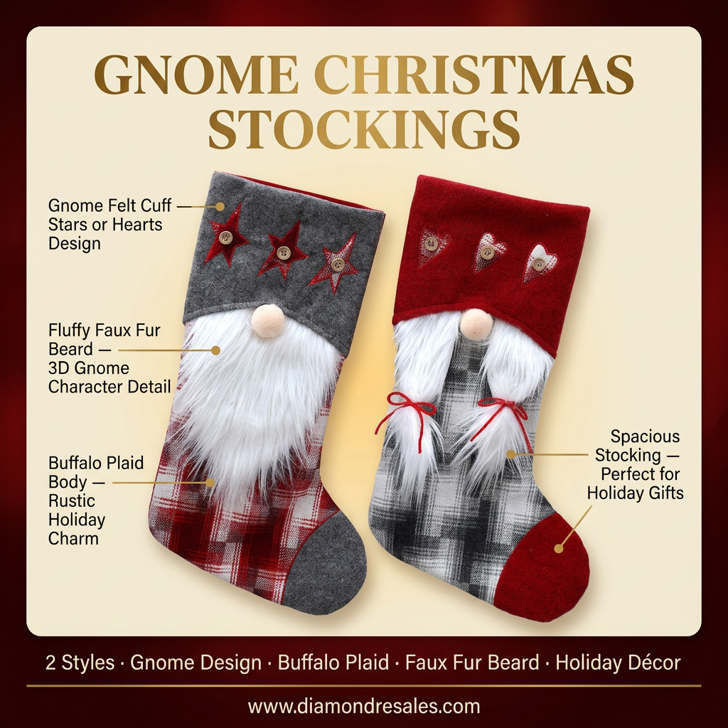 Gnome Stockings — Main Branded Graphic