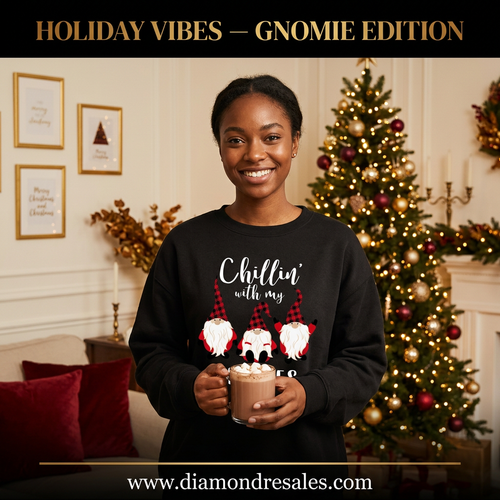 Gnomies Sweatshirt — Lifestyle Scene