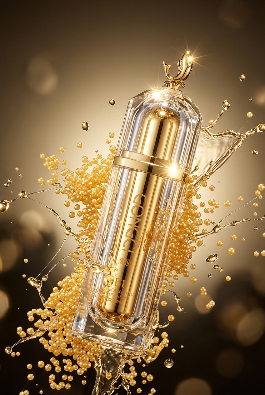 GONGCI Caviar Serum — Gold Caviar Pearl Splash Campaign