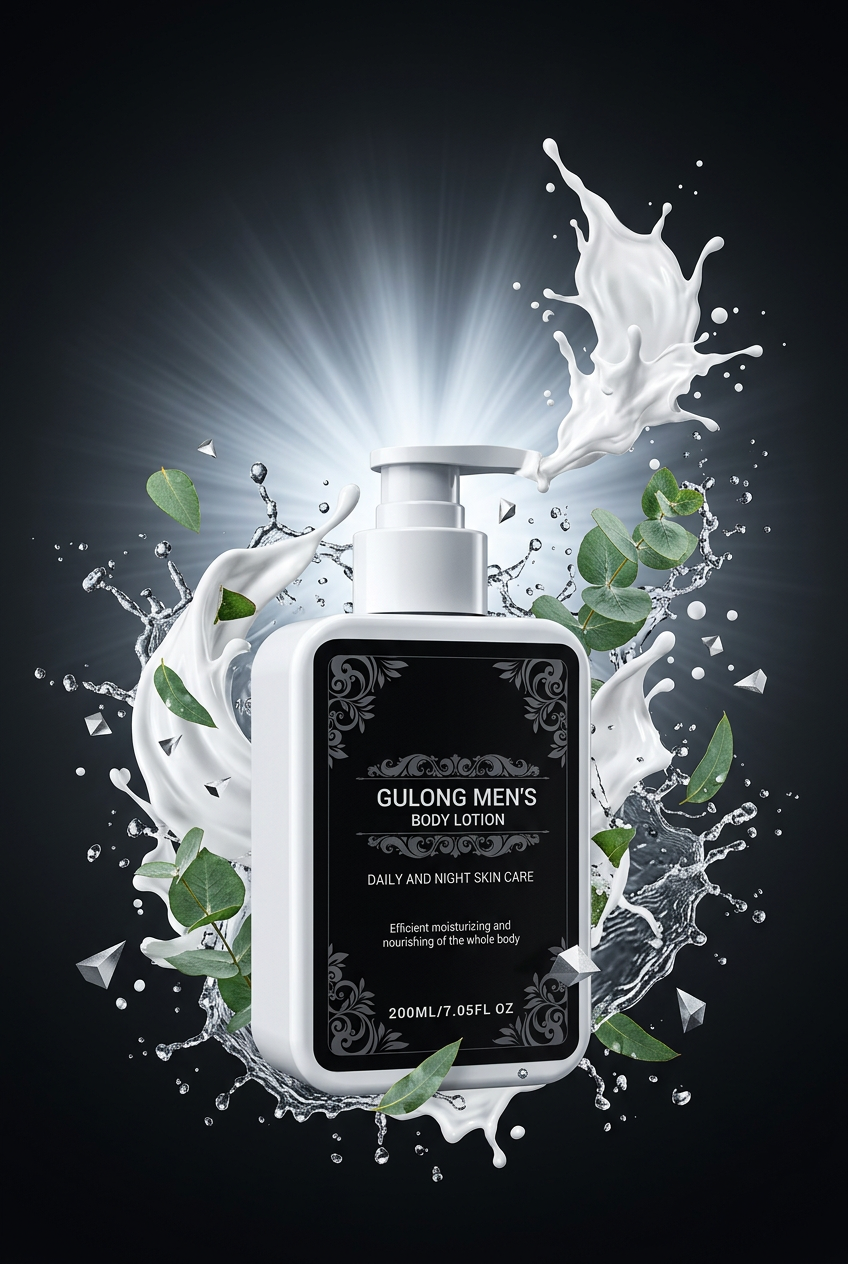 Gulong Men's Body Lotion — Dark Campaign Explosion