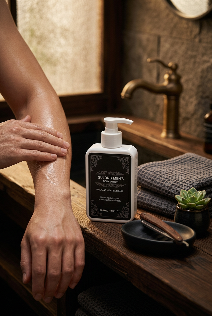 Gulong Men's Body Lotion — Dark Wood Grooming Lifestyle