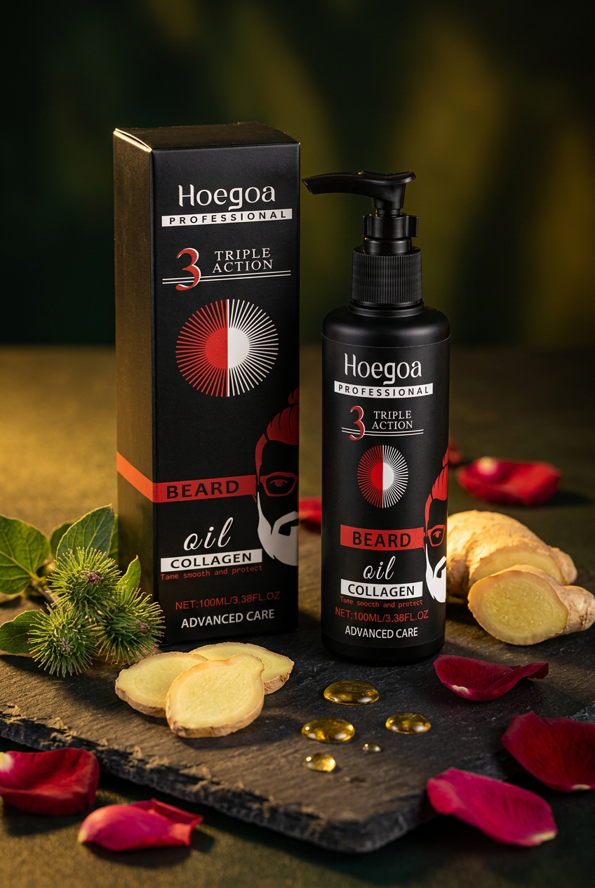 Hoegoa Beard Oil — Dark Slate Botanical Studio