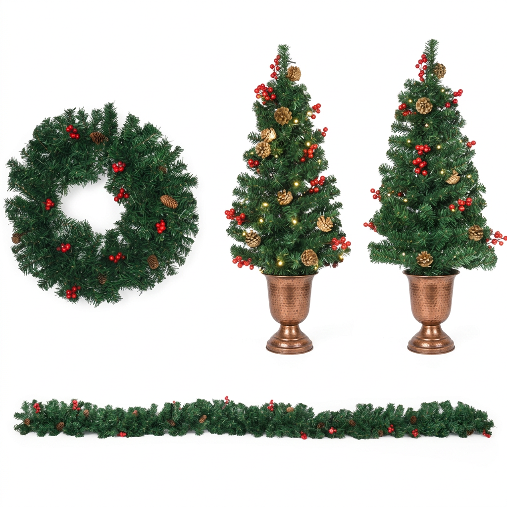 HOMCOM 4-Piece Set — White Background GMC