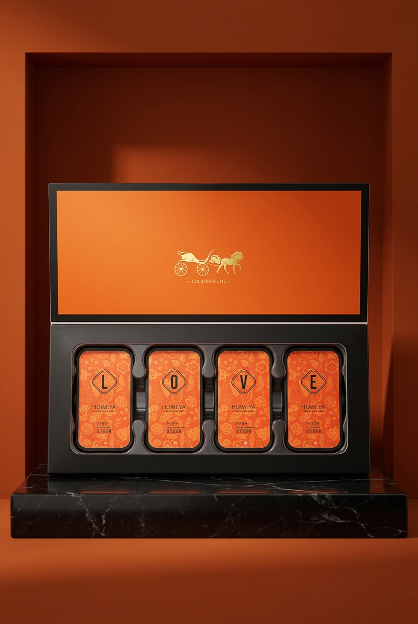 Howeya LOVE solid perfume set cinematic hero