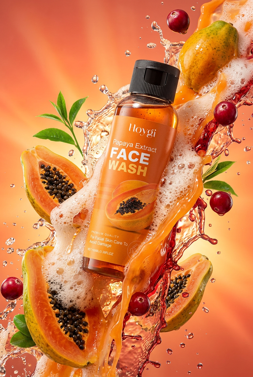 Hoygi Papaya Face Wash — Papaya Juice Splash Campaign