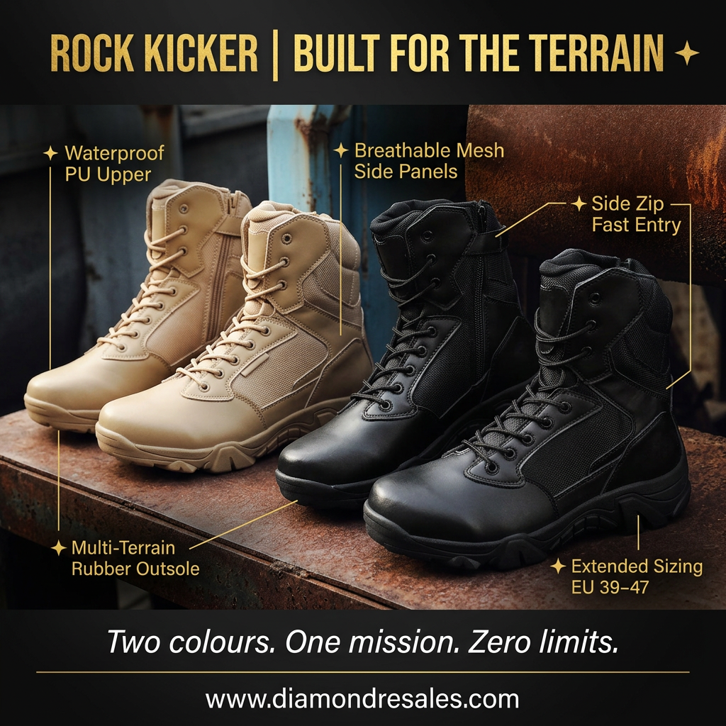 Rock Kicker - dual colorway lifestyle graphic