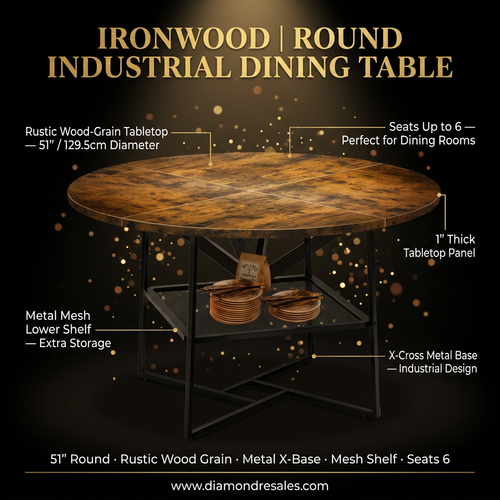 Ironwood Dining Table — Branded Callout