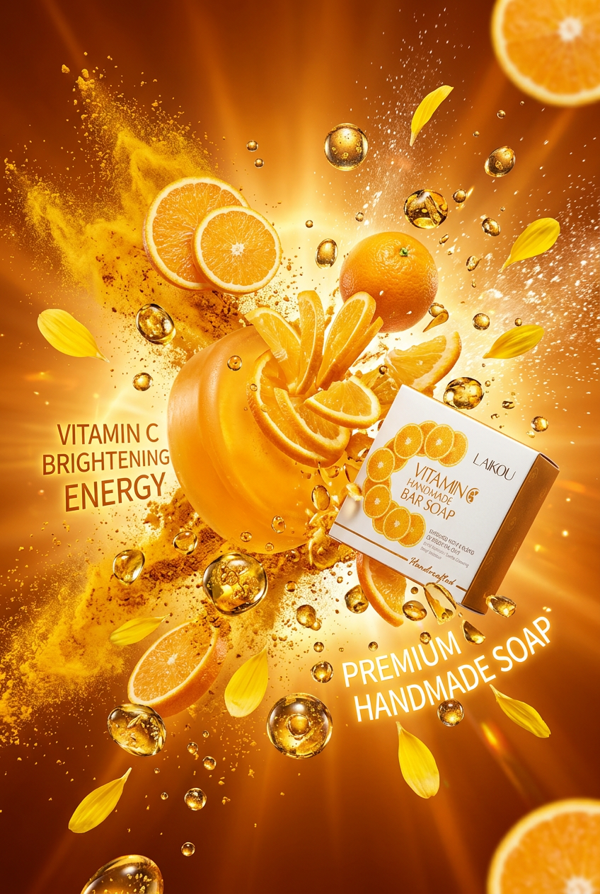 LAIKOU Vitamin C Soap — Citrus Burst Campaign