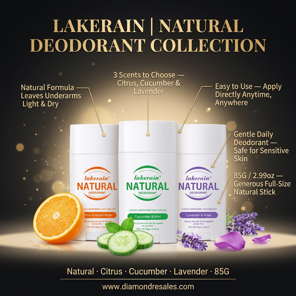 Lakerain Natural Deodorant — Branded Callout
