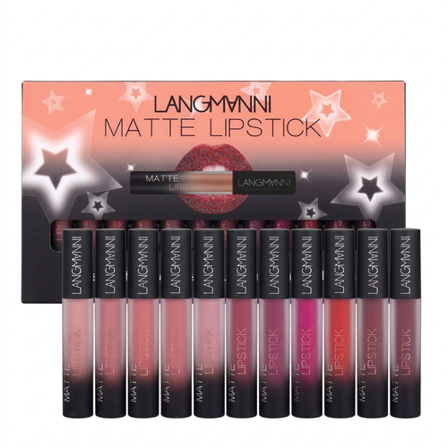 Langmanni Matte Velvet Lipstick Set Hero