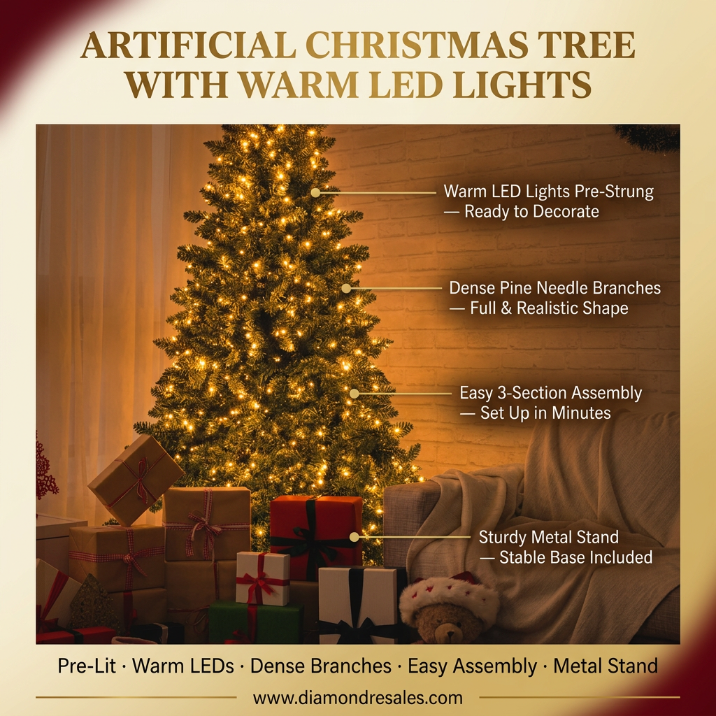 LED Christmas Tree — Main Branded Graphic