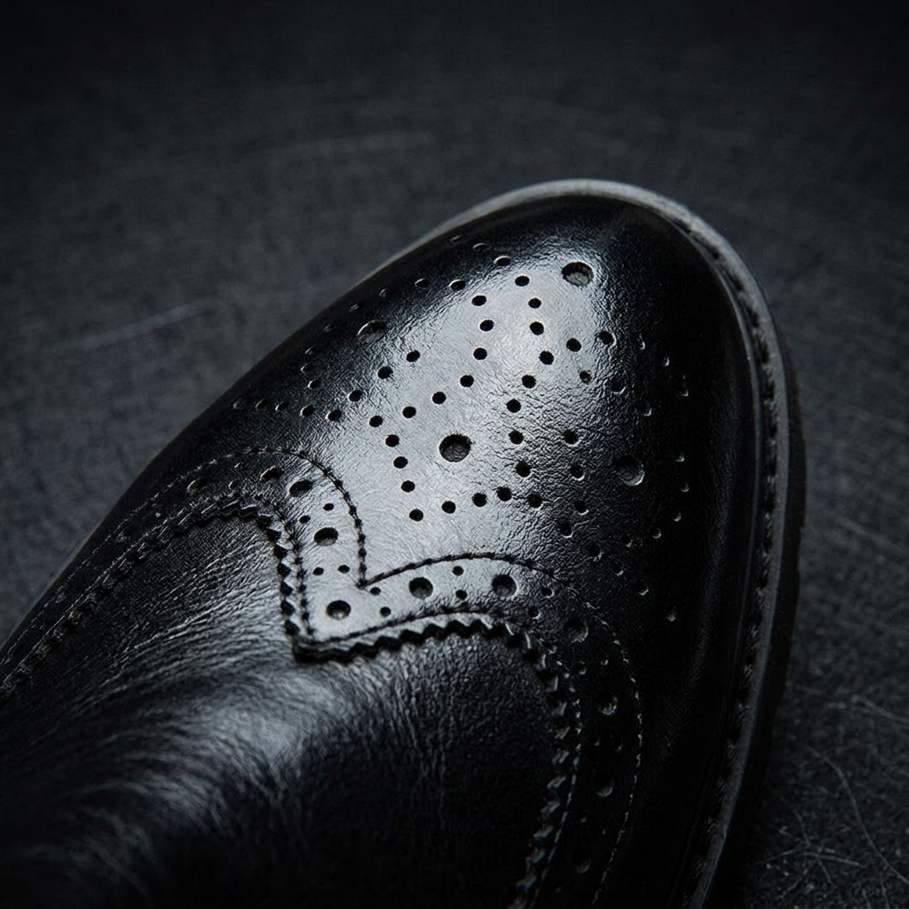 Lenox — Brogue Detail Close-Up