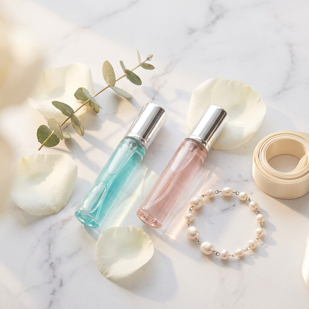 Lumière Mini EDP Duo — Lifestyle Flat Lay