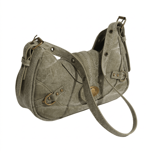 Moto Denim Saddle Bag — GMC Clean Shot