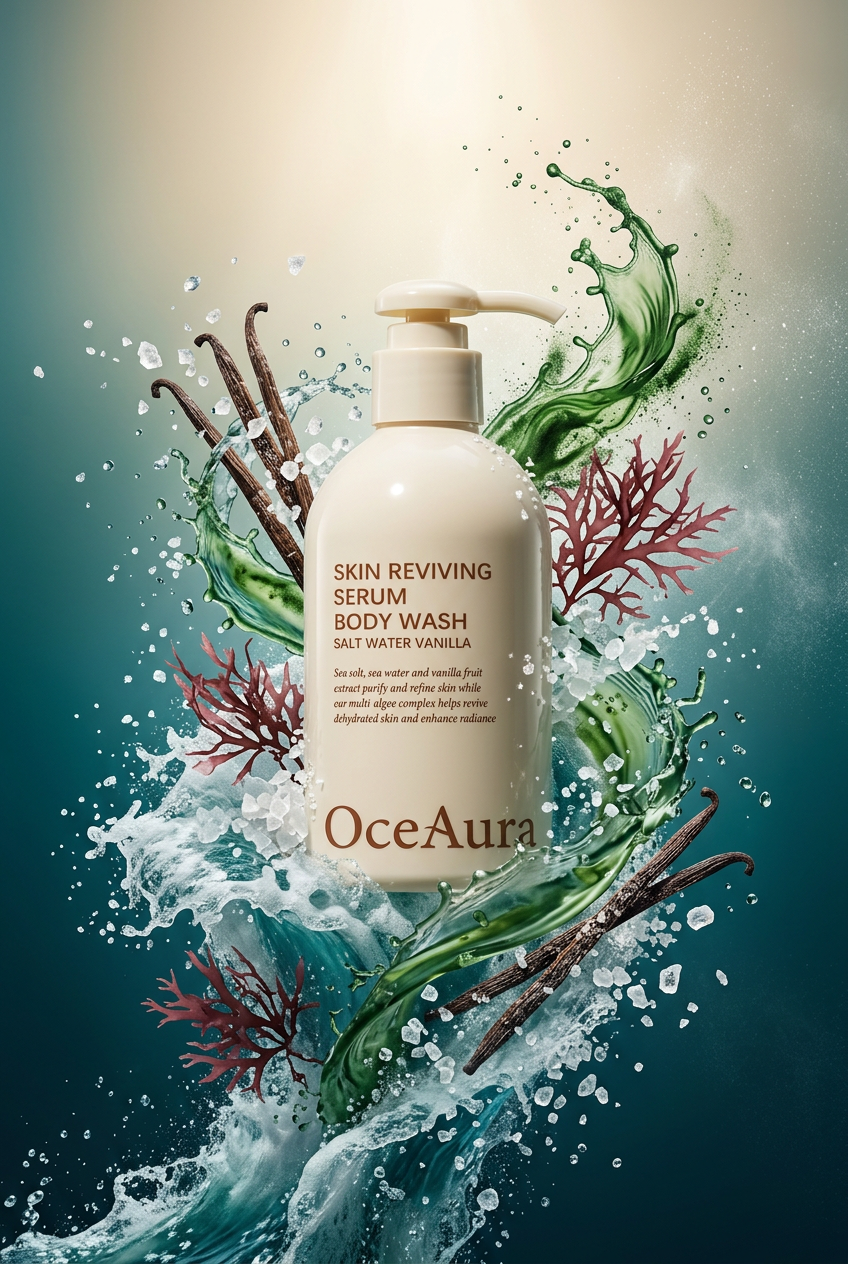 OceAura Body Wash — Ocean Burst Campaign