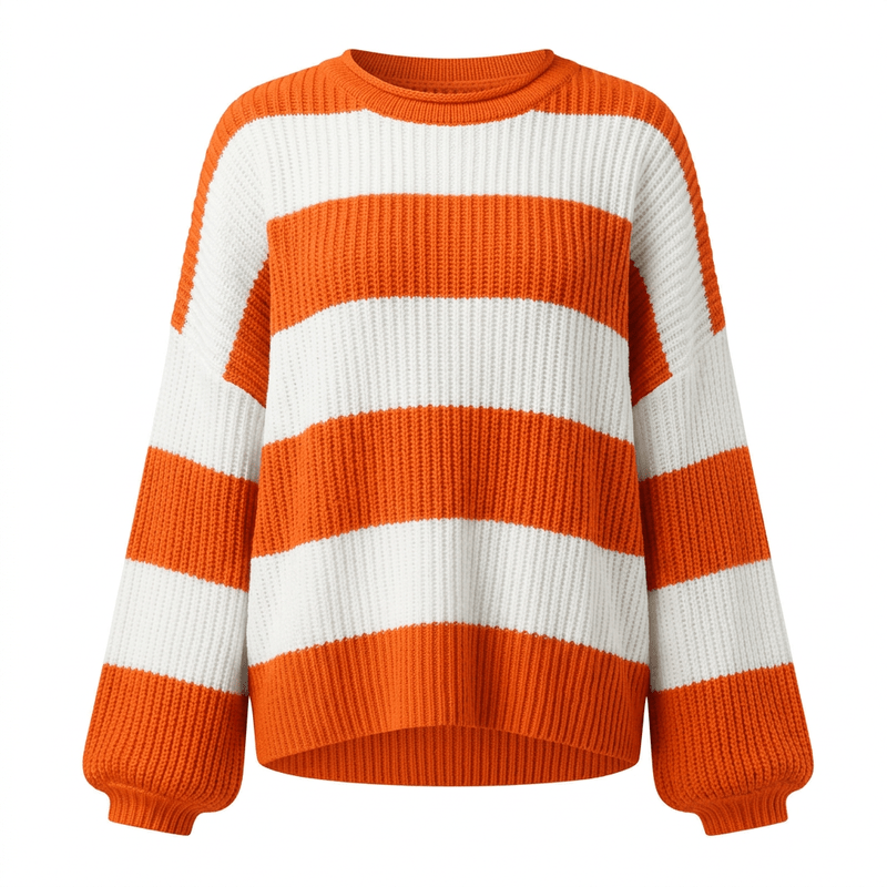 Orange batwing sweater GMC image