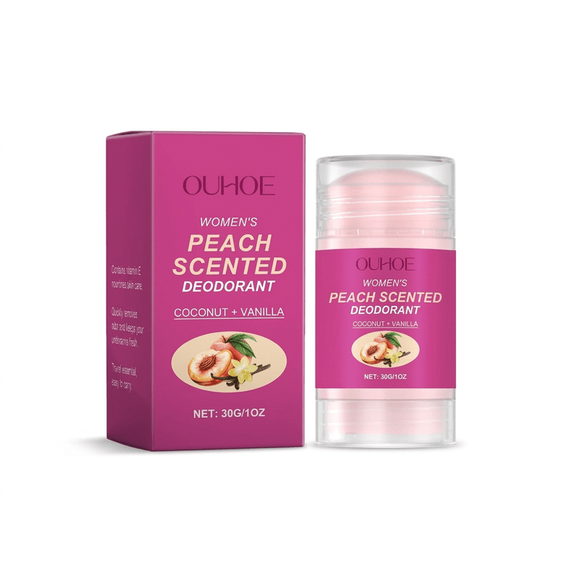 OUHOE Peach Deodorant — White Background GMC Catalog