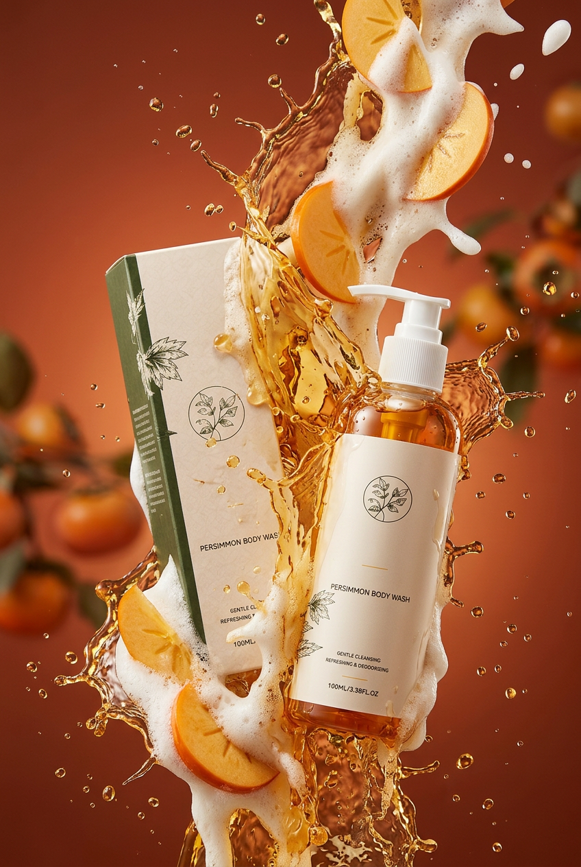 Persimmon Body Wash — Amber Splash Campaign