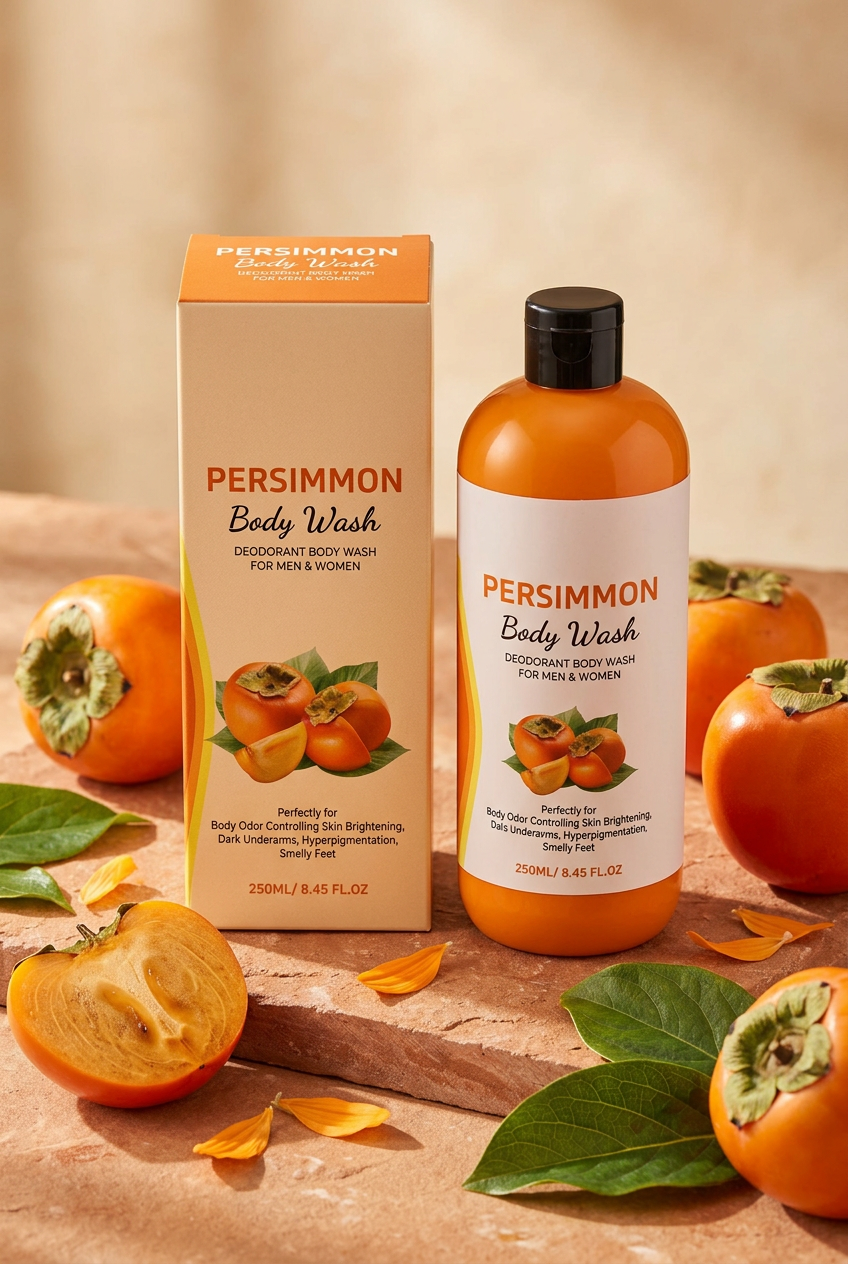 Persimmon Body Wash — Terracotta Stone Botanical Studio