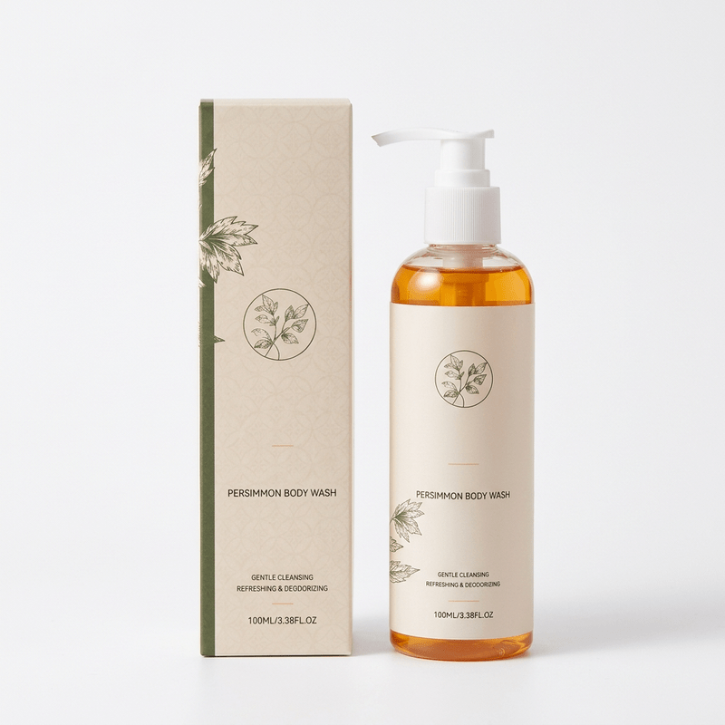 Persimmon Body Wash — White Catalog Shot (Exact Bottle)