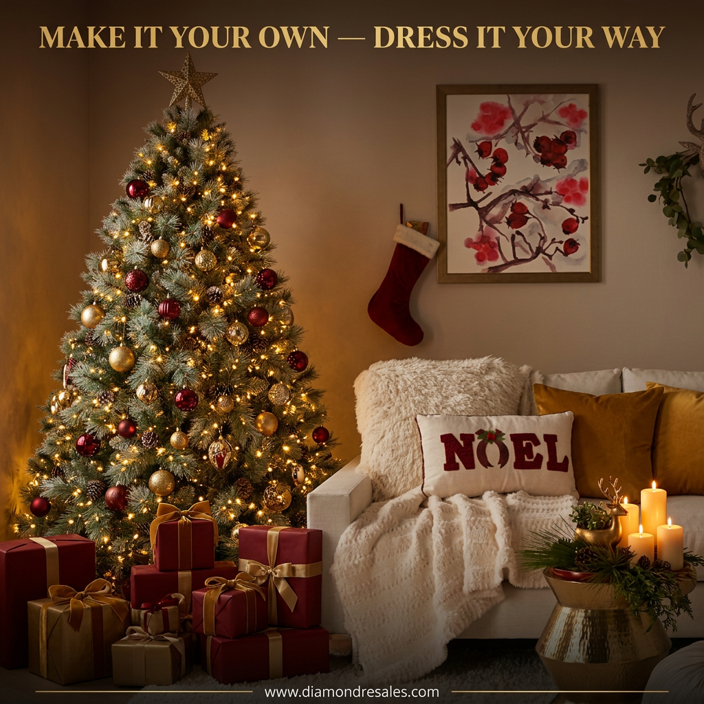 Pine Christmas Tree — Lifestyle Scene