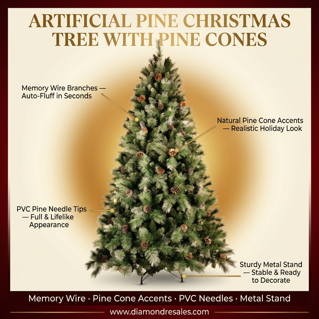Pine Christmas Tree — Main Branded Graphic