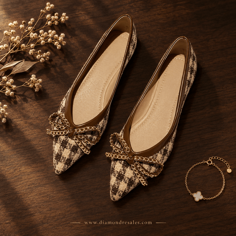 Plaid Society Brown Flat-lay