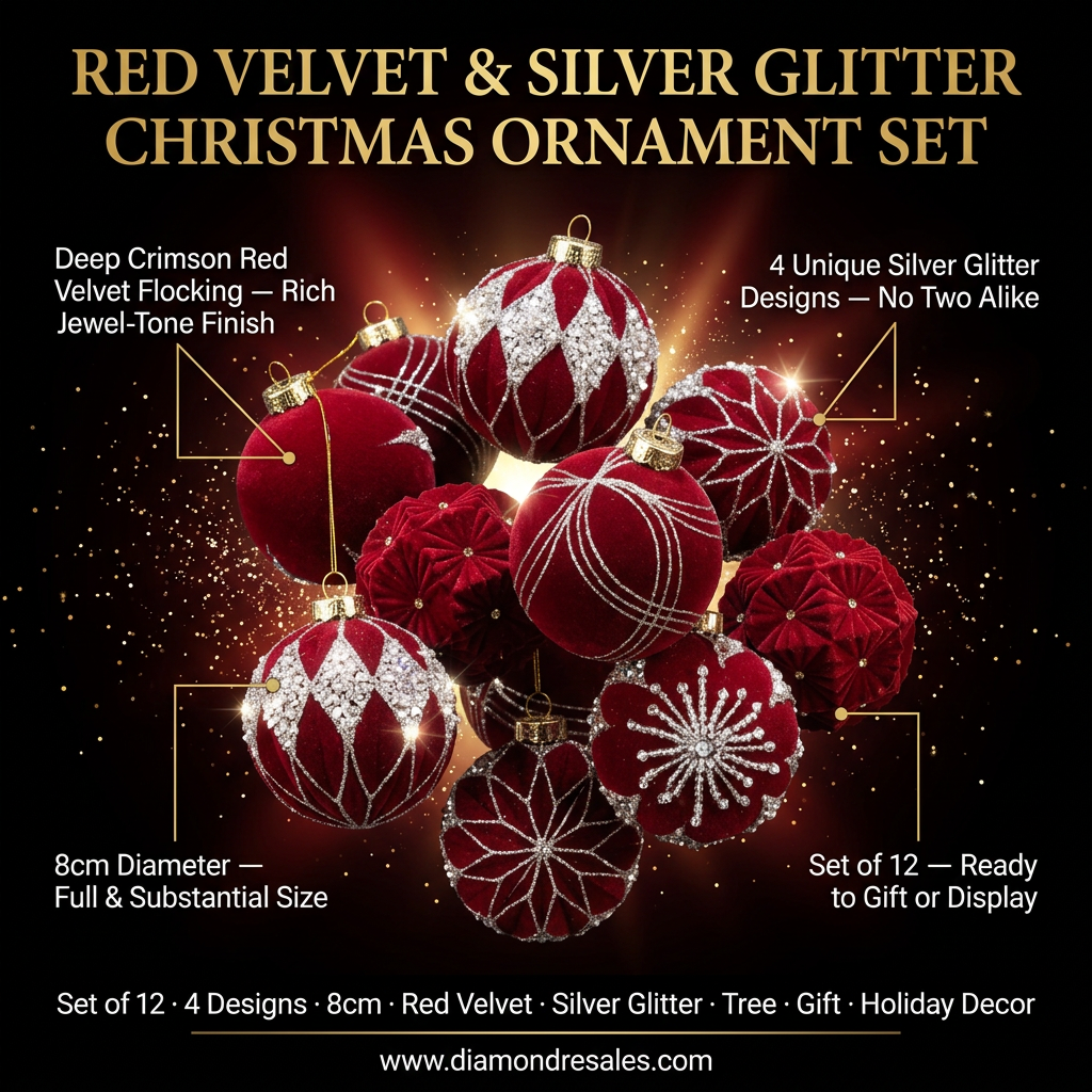 Red Velvet Ornaments — Main Branded Graphic