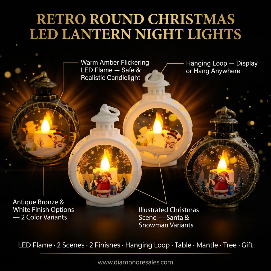 Retro Round Lanterns — Main Branded Graphic