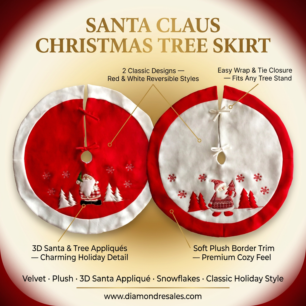 Santa Tree Skirt — Main Branded Graphic