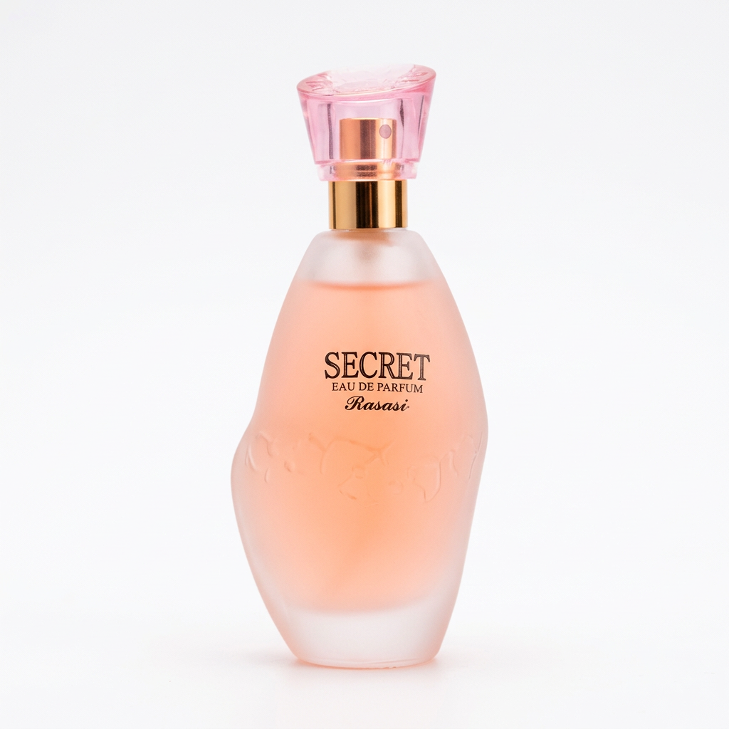 Secret fragrance clean white-background catalog image