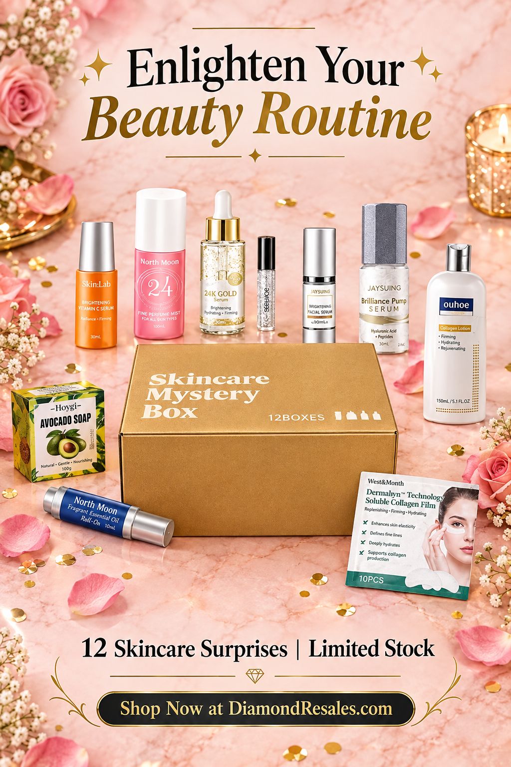 Skincare Mystery Box - Pinterest