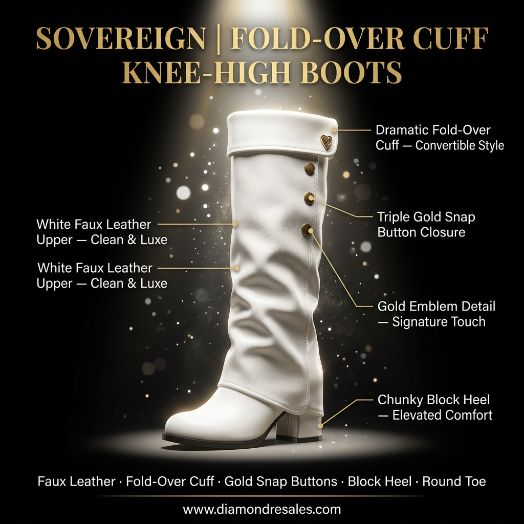 Sovereign Knee-High Boots — Branded Callout