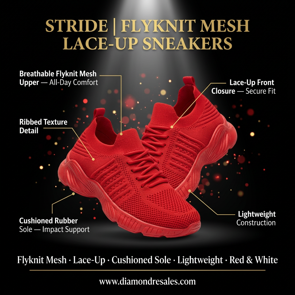 Stride Flyknit Sneakers — Branded Callout